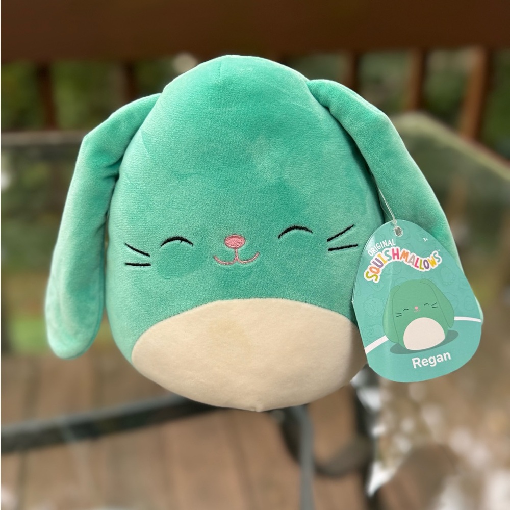 Squishmallows Teal Bunny Plush